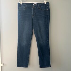 Ann Taylor Loft Plus dark wash jeans